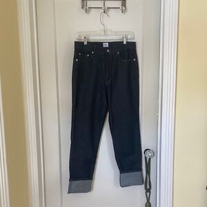 NWOTCalvin Klein Jeans Dark Blue Straight Cuffed Jeans